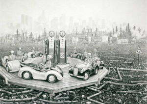 The Hyperrealistic and Photographic Drawings of Laurie Lipton
